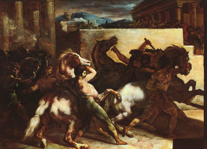  Theodore   Gericault The Race of the Barbary Horses